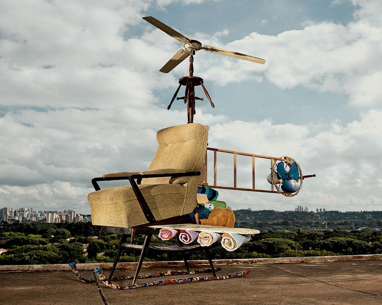 fauteuil hélicoptère choses