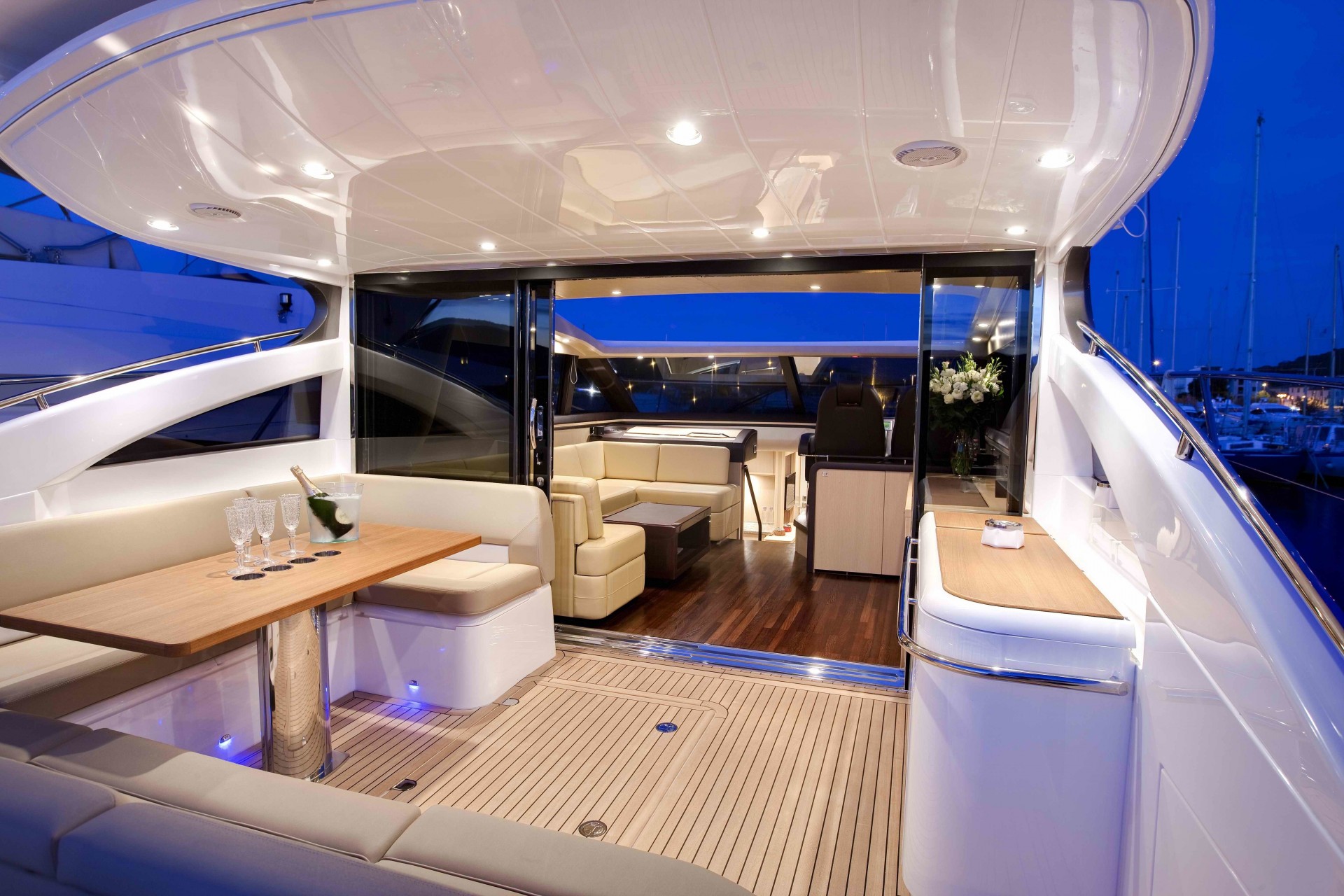 yacht luxury salon design style