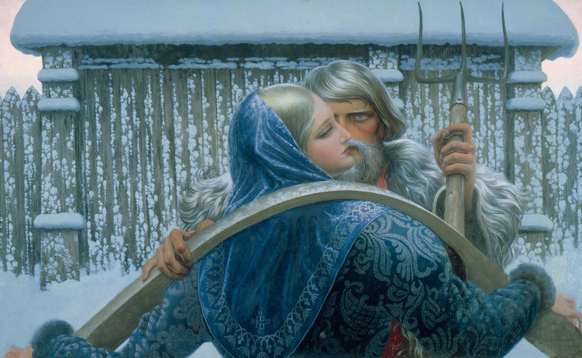 konstantin vasiliev incontro accidentale pittura russia