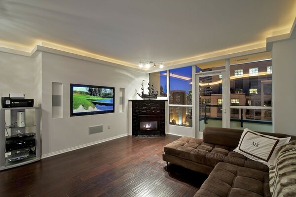 Interior of a living room in San Diego