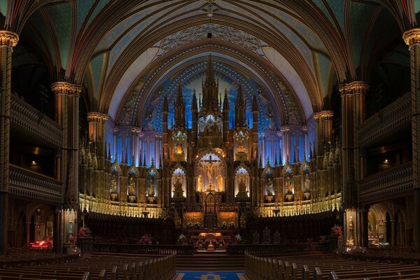 Beautiful cathedral interior decoration