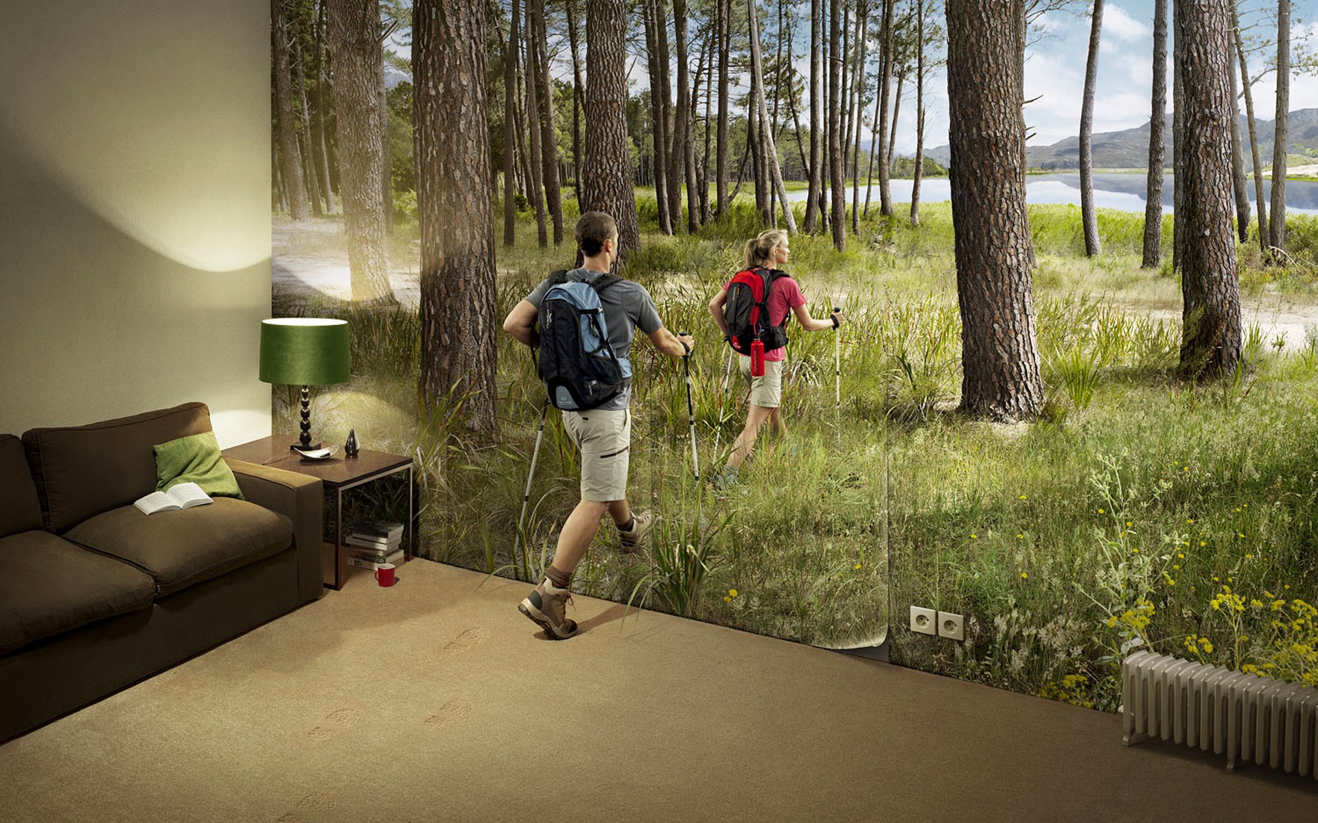 novel lauren romain laurent creative room nature sports camping tourism wallpaper humor map