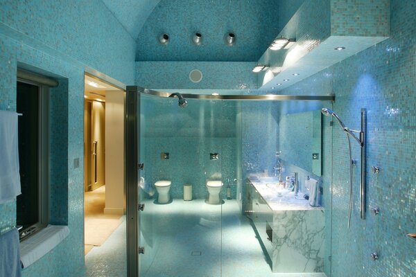 Sea-style bathroom