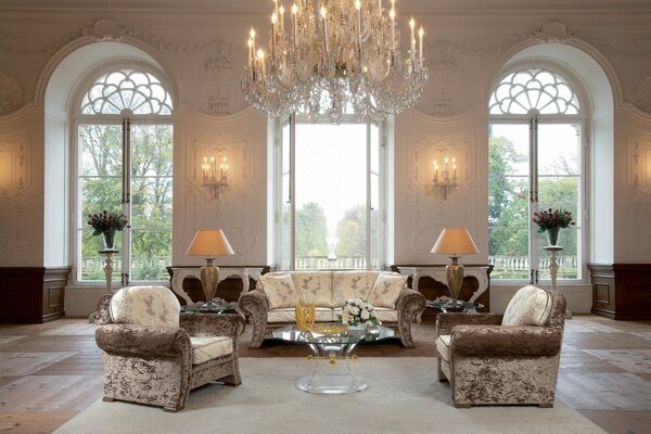 Living room in a country house