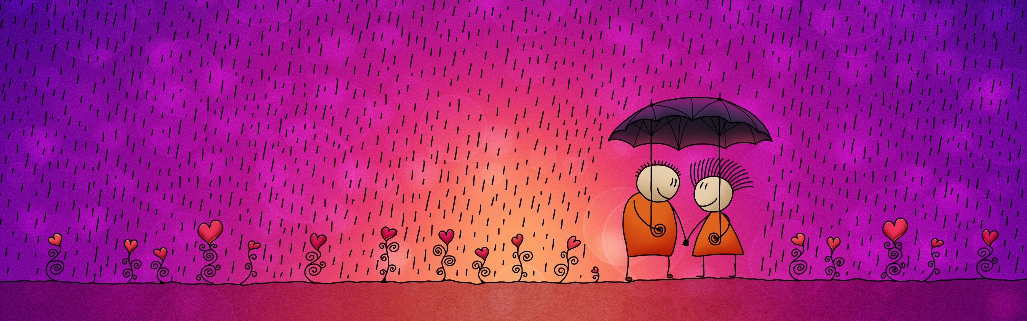 love rain umbrella