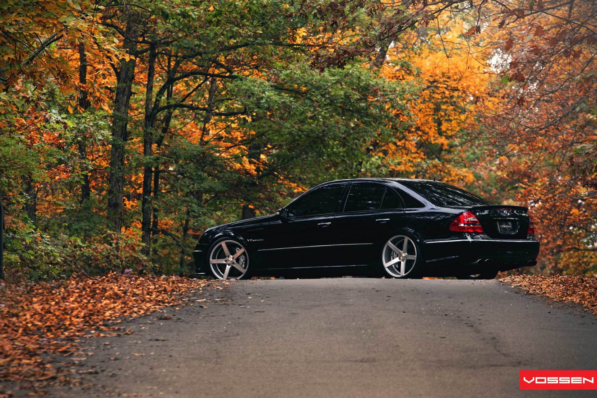 mercedes benz amg clase e w211 vossen negro