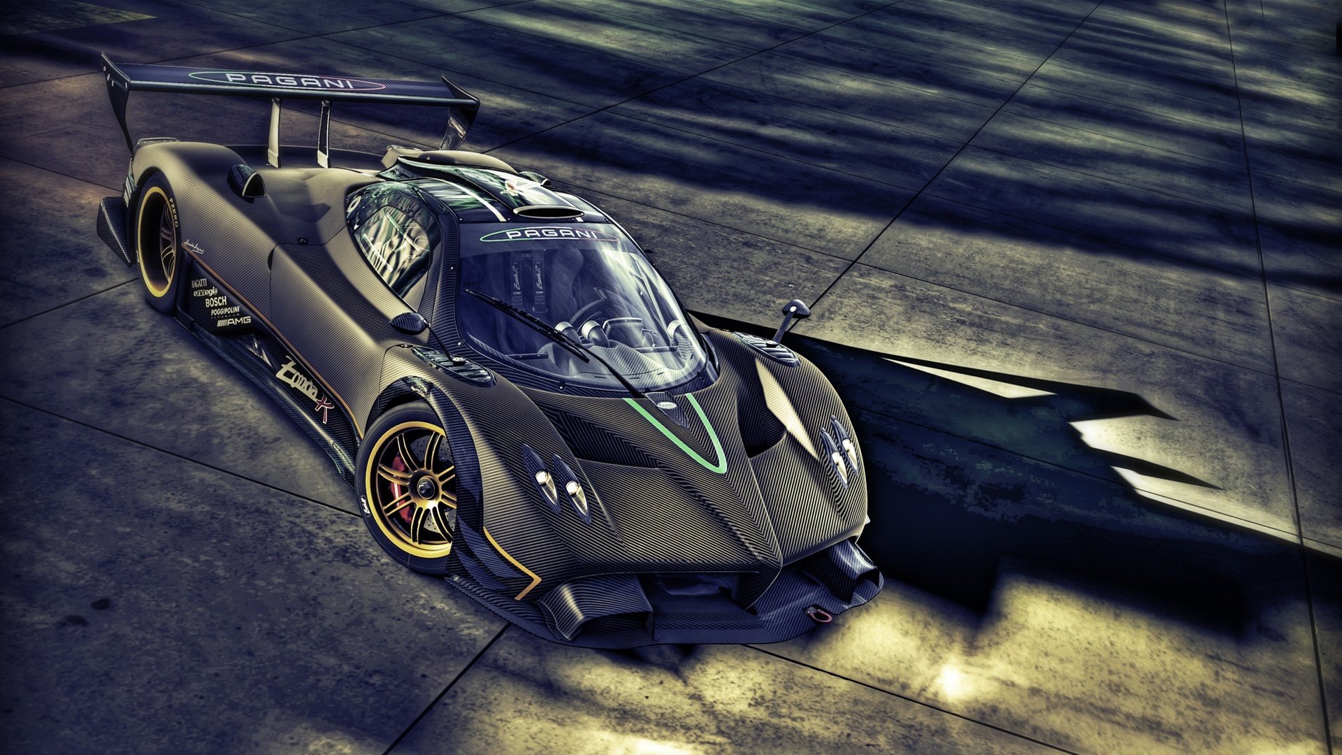 pagani zonda r superdeportivo paredes