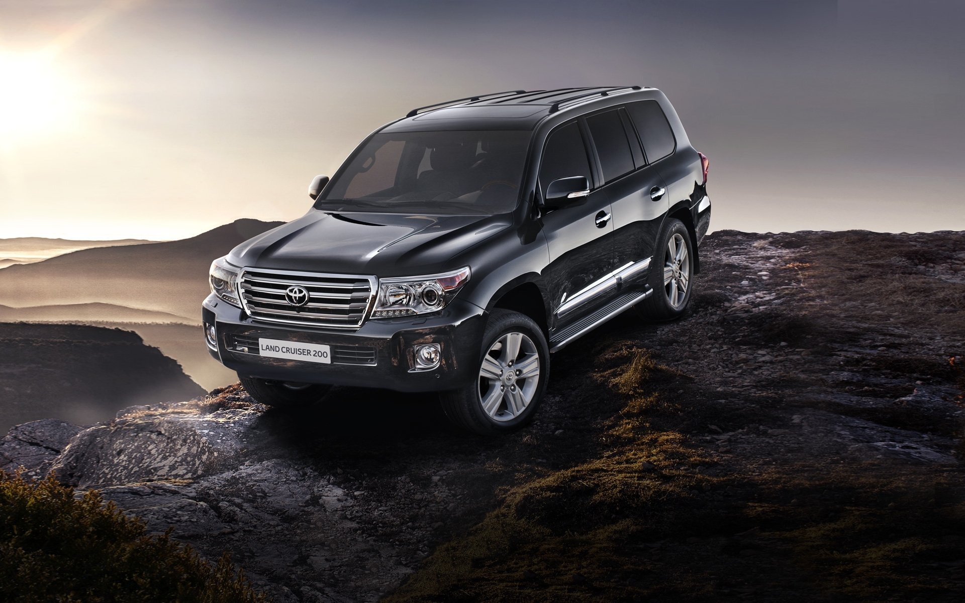 toyota land cruiser toyota land cruiser jeep suv frente montaña cielo