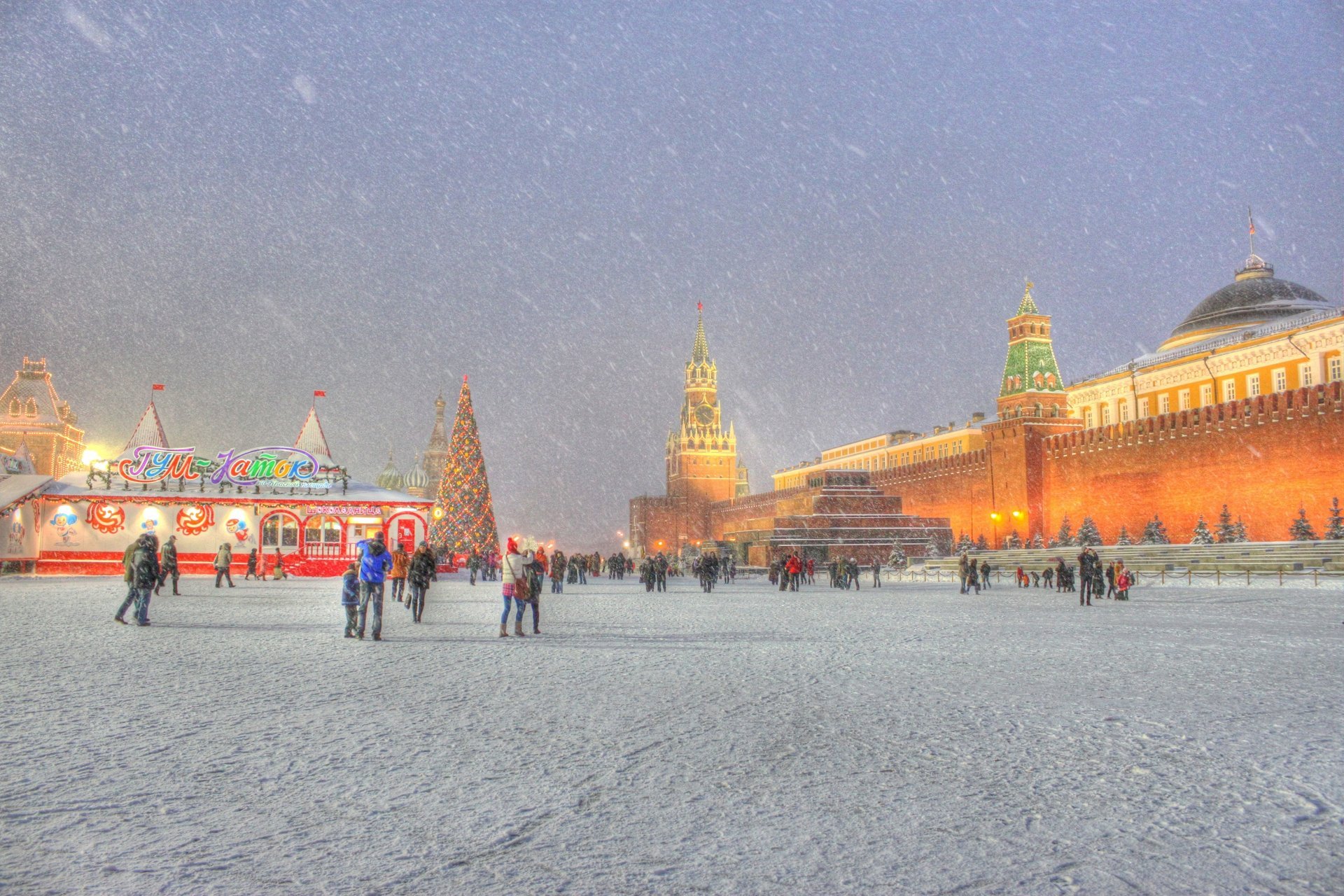 new year new year moscow red square