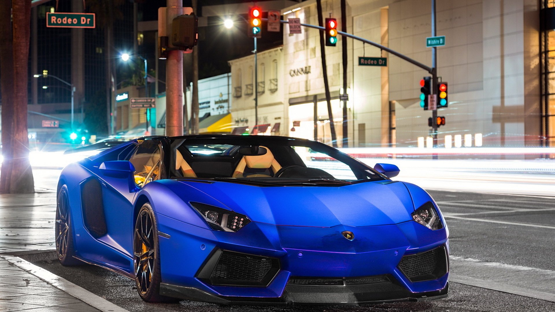 lamborghini aventador lp700-4 roadster mattblau