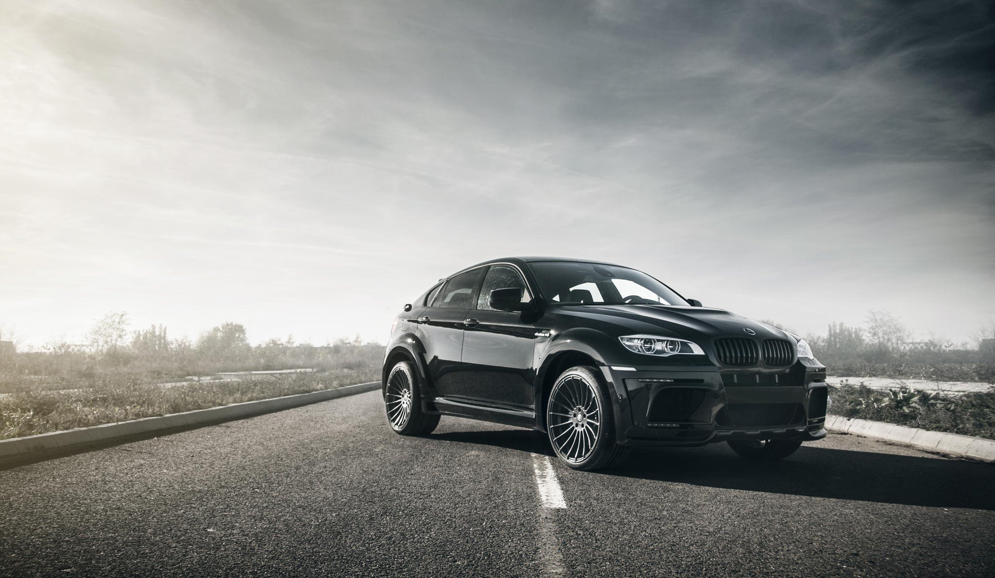 bmw x6m black bmw car hamann light tuning x6