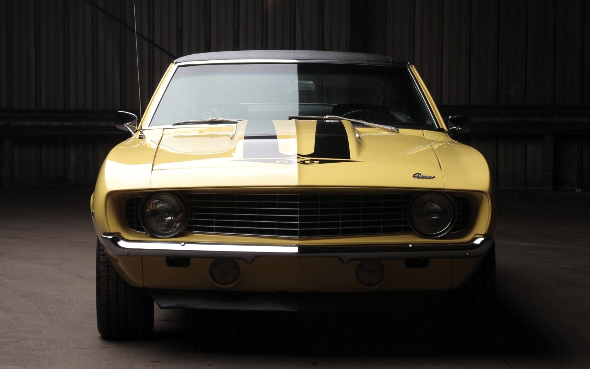 chevrolet camaro yenko sc 1969 chevrolet camaro frente coche del músculo coche del músculo penumbra fondo