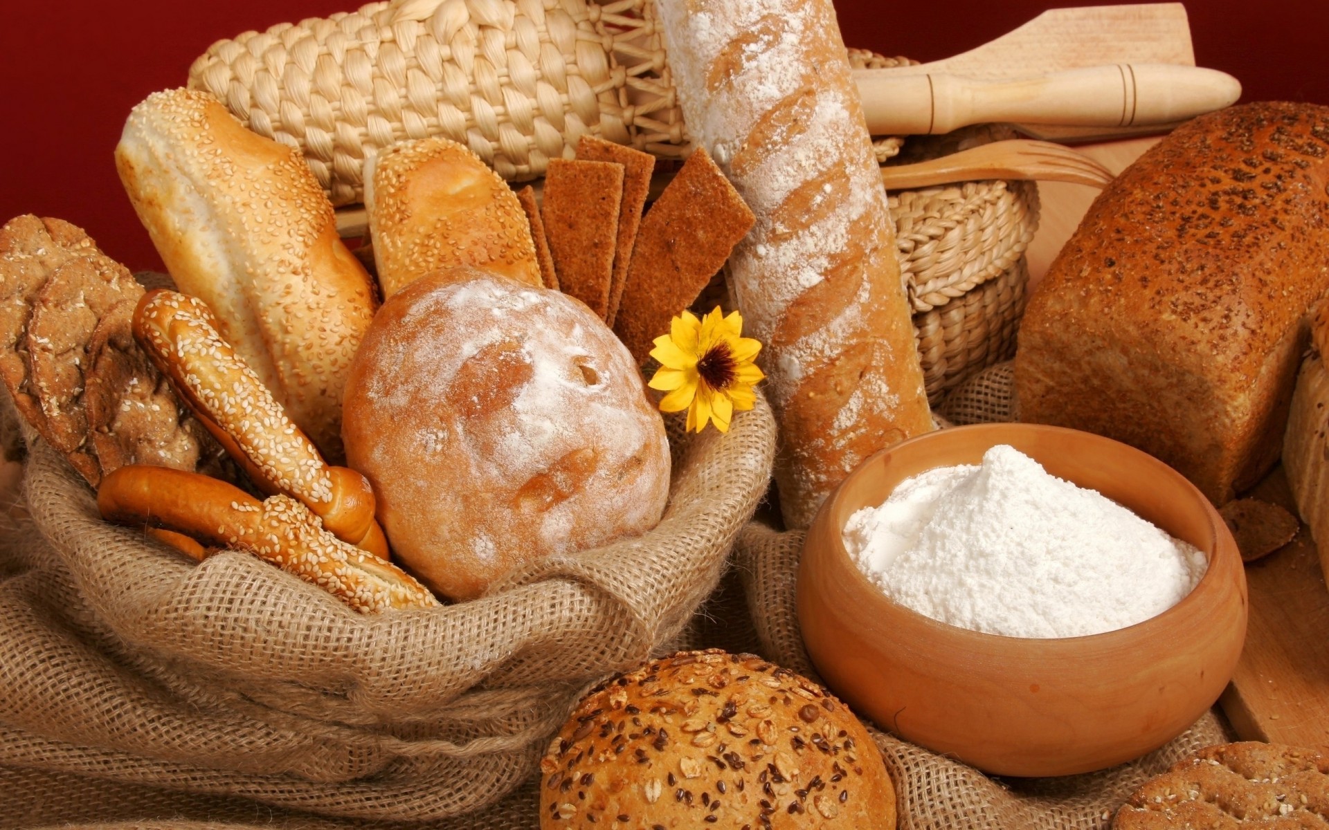 farina pasticcini pane