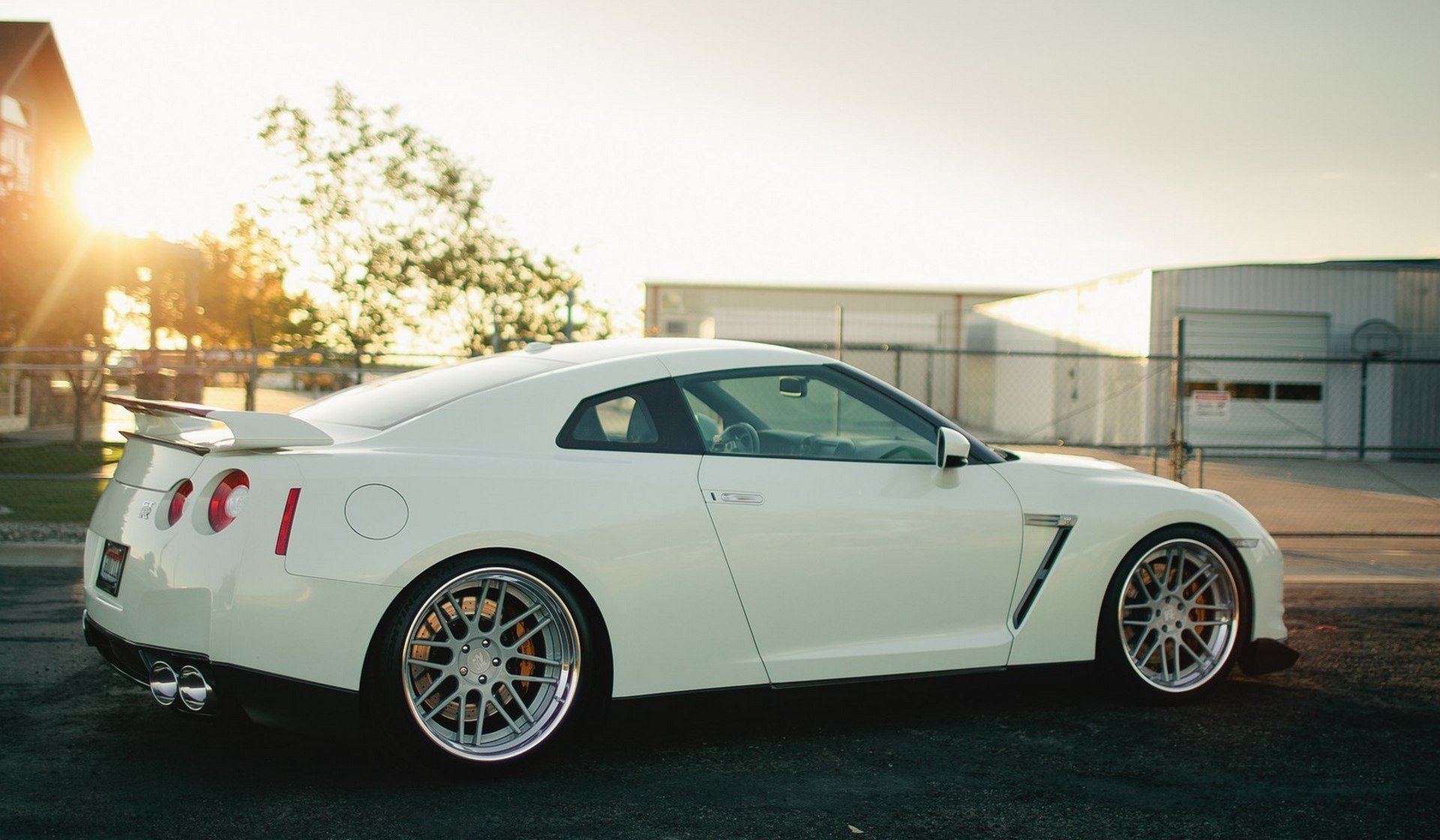 car wallpapers nissan gt-r r35 white tuning vehicles nissan gt-r p35 sports car