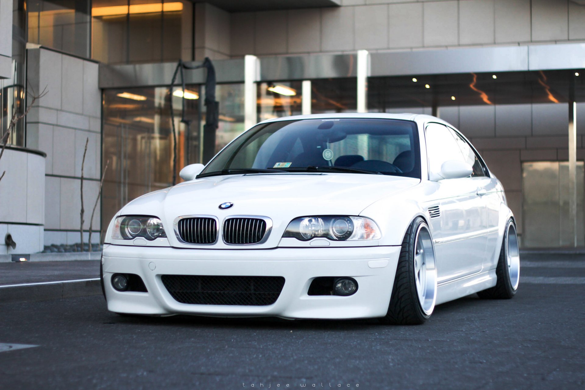 bmw m3 e46 blanco posición blanco llantas tuning