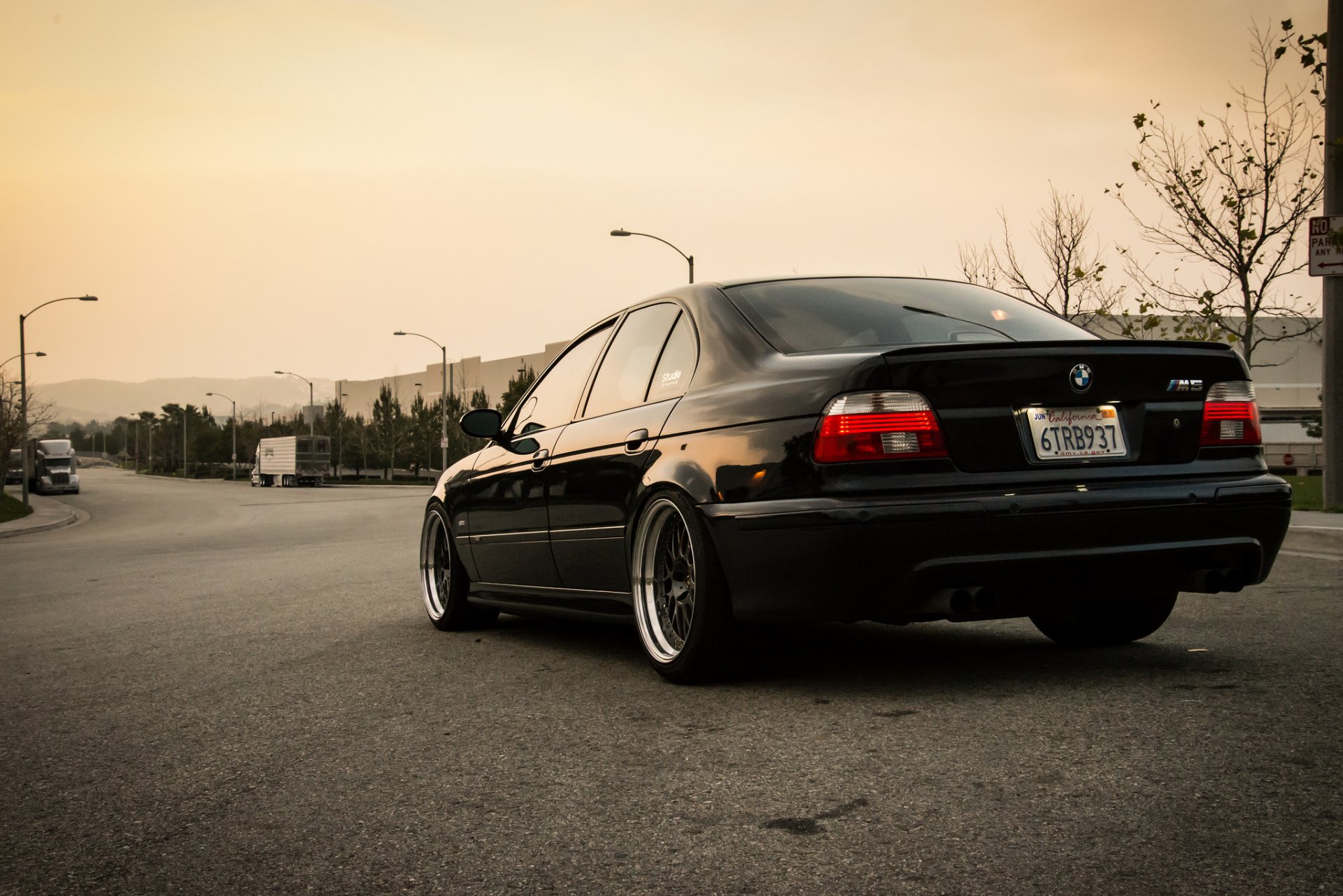 bmw e39 m5 bmw fari bbs nero messa a punto posizione strada