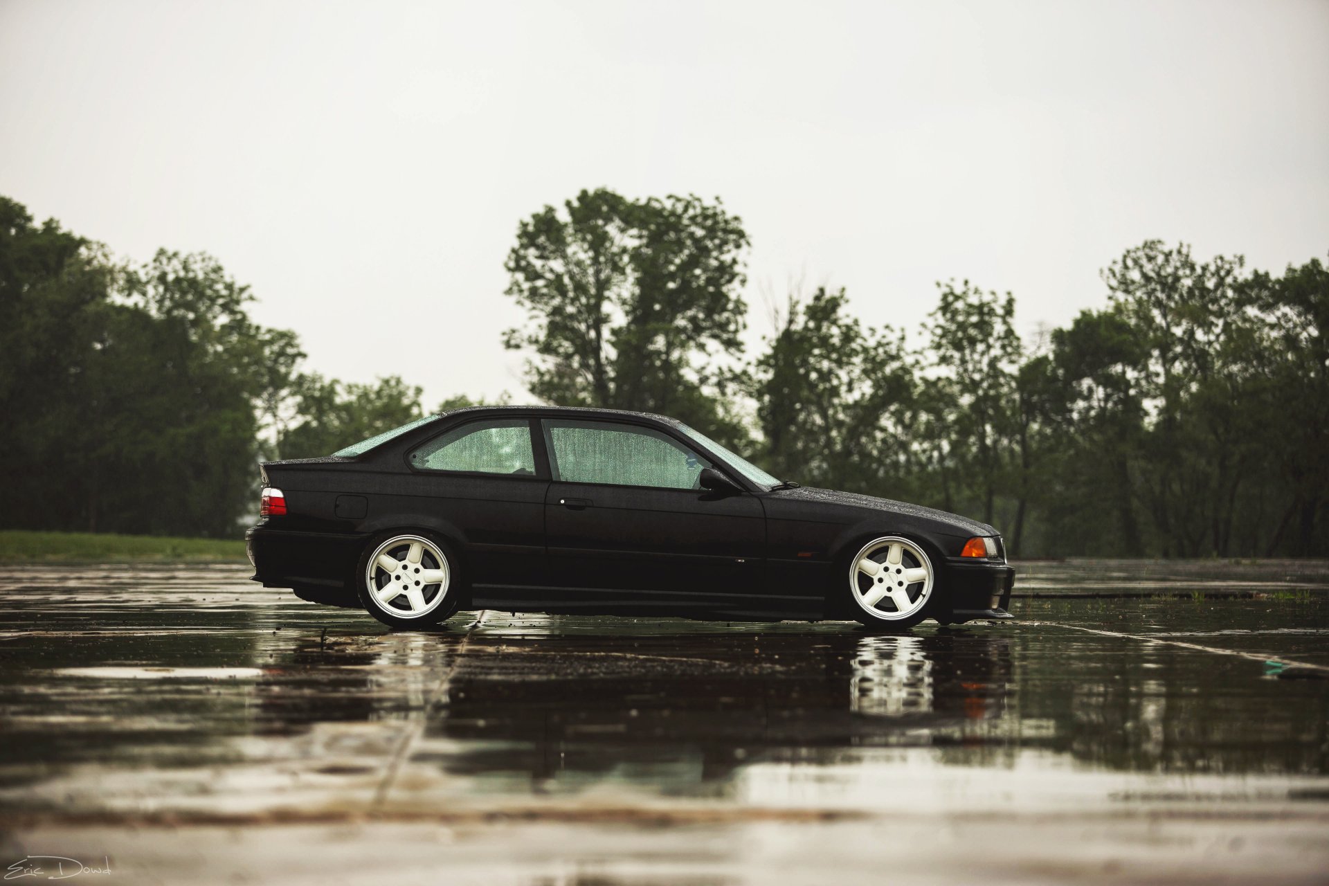 bmw m3 e36 negro bmw coupe negro lluvia