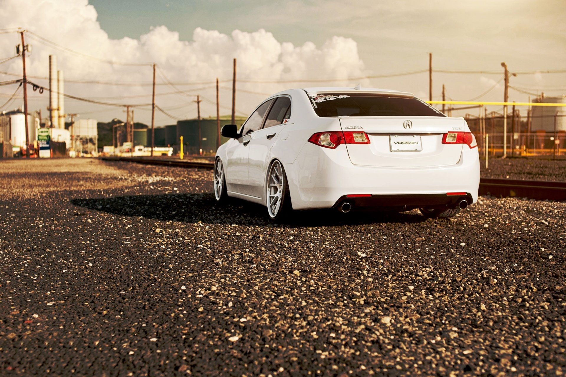 acura tl acura tuning discos grava tarde rieles ferrocarril