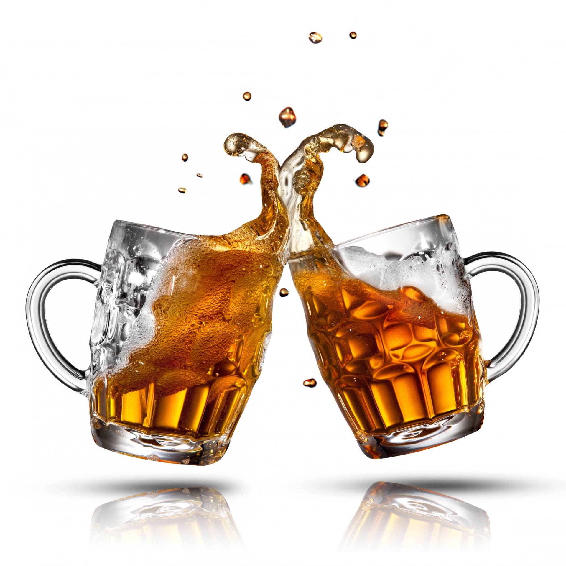 tuds white background cups the pair toast beer