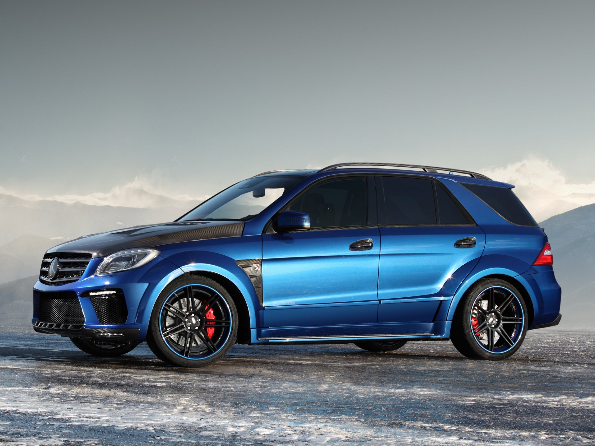 top car mercedes ml 63amg inferno blu