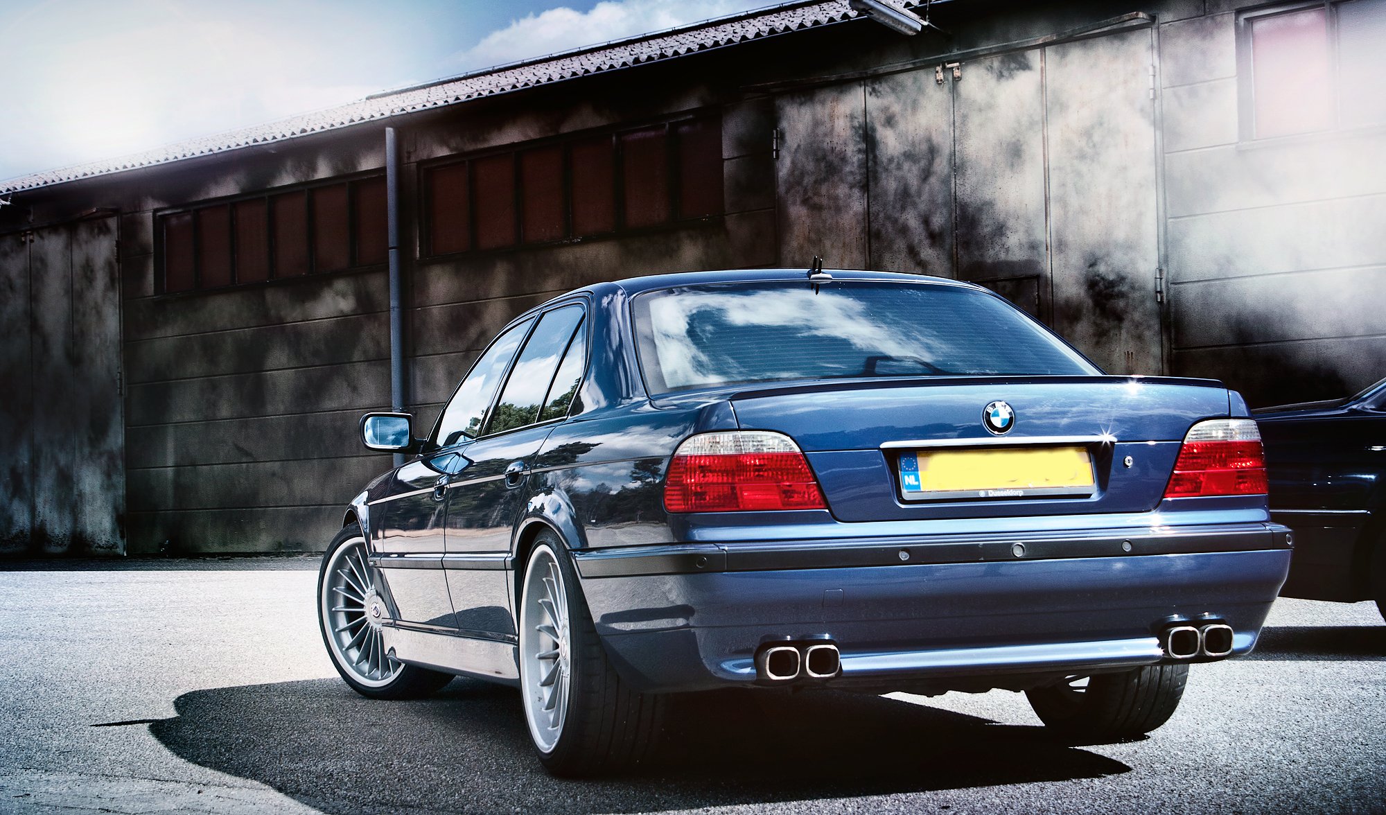 bmw e38 750il alpina bmw klassisch tuning blau felgen