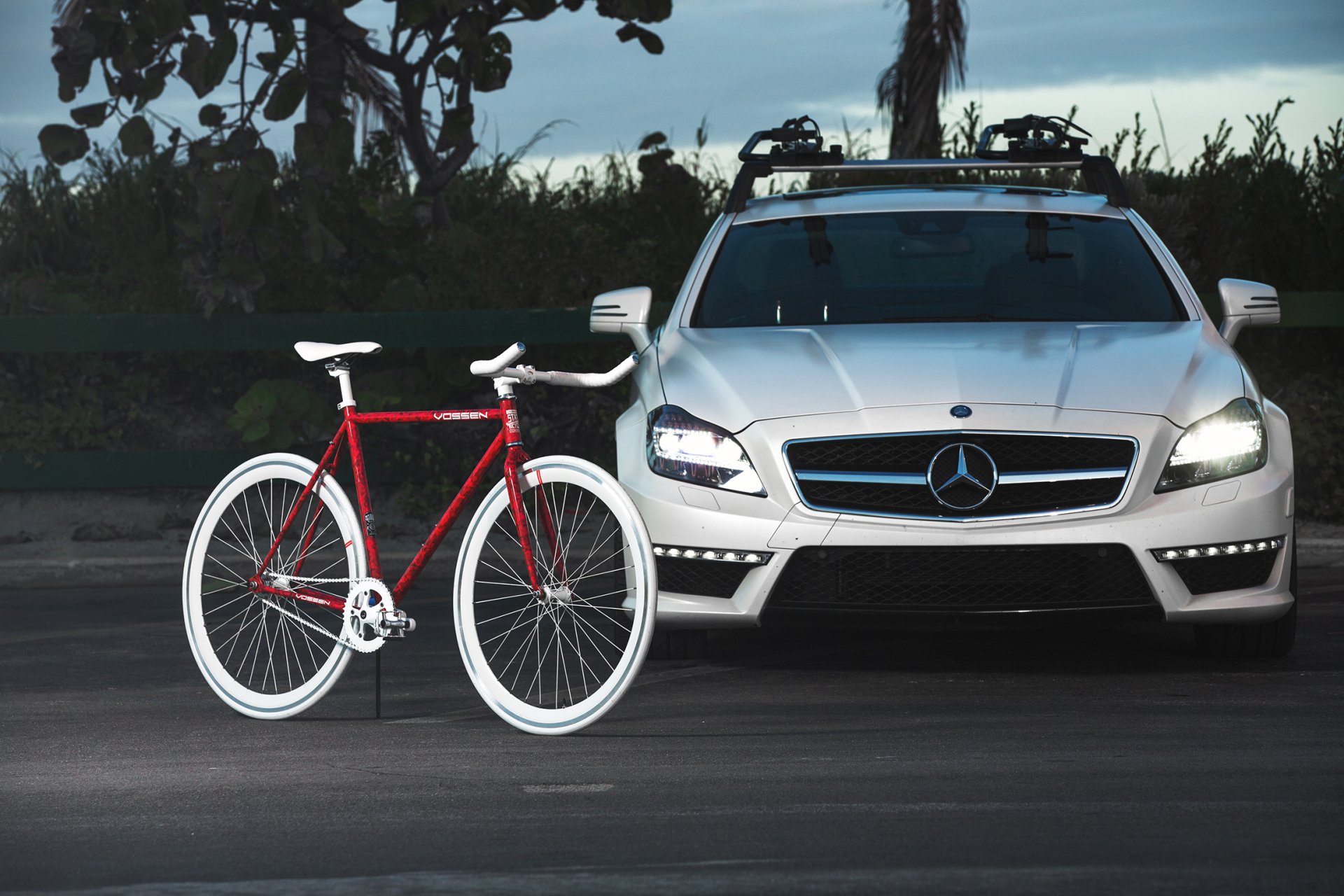 mercedes-benz cls 63 amg x state bike tuning vossen mercede