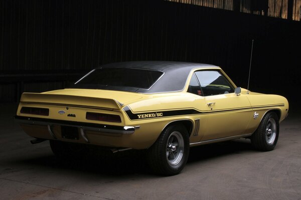 Chevrolet Camaro sc 1969 rear view