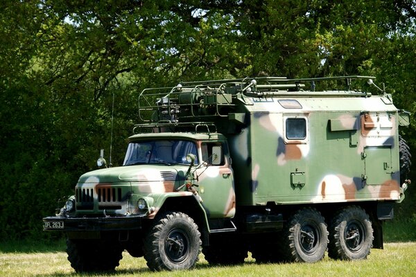 Soviet truck ZIL-131 military version