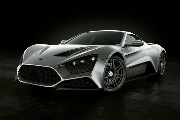 Auto wallpaper gray zenvo car