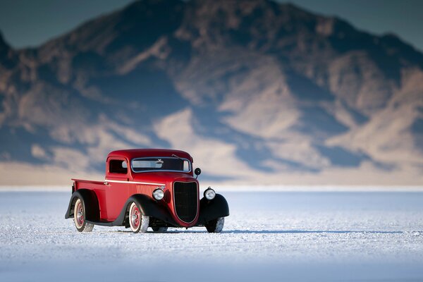 Auto mural retro coche Ford