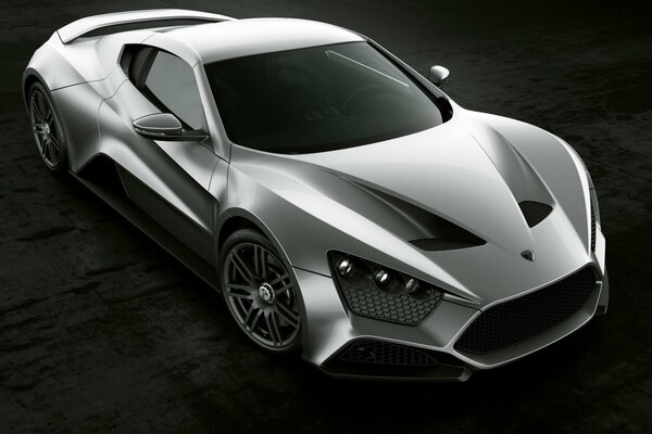 Voiture Zenvo en gris