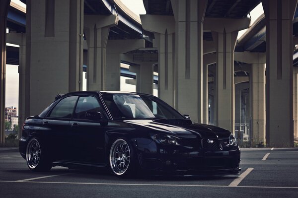 Subaru Impreza in urban conditions