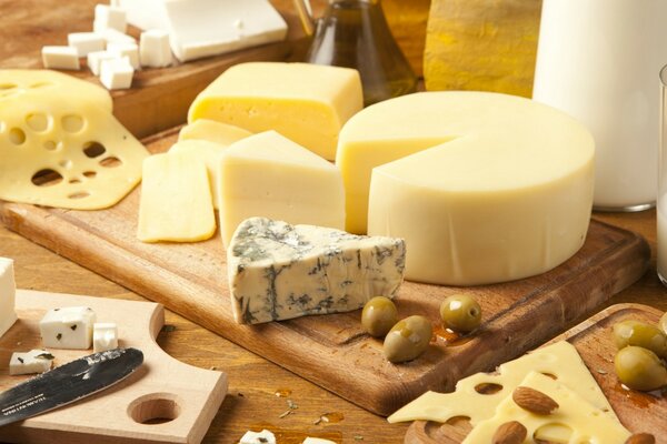 All varieties of milk cheese