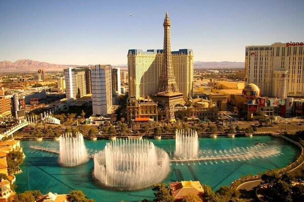 Brunnen in der Stadt Las Vegas