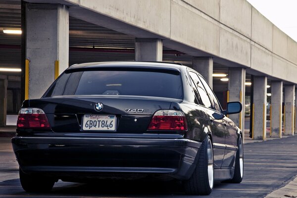 Black boomer. Beautiful car