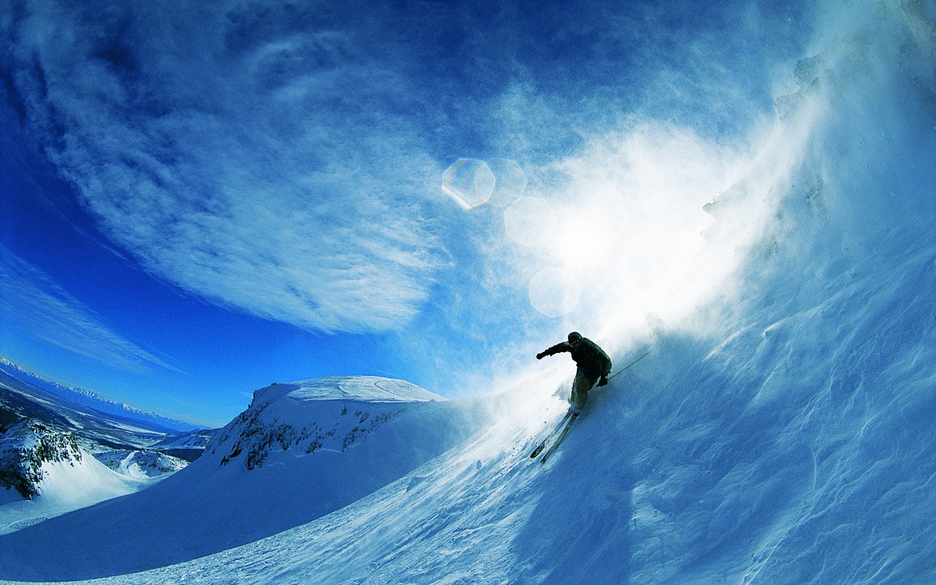 skifahren krasse abfahrt