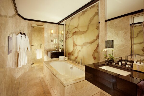 Beautiful bathroom for an apartment