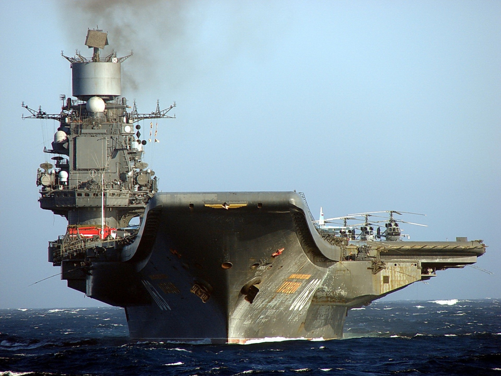 hip sea admiral kuznetsov the carrier