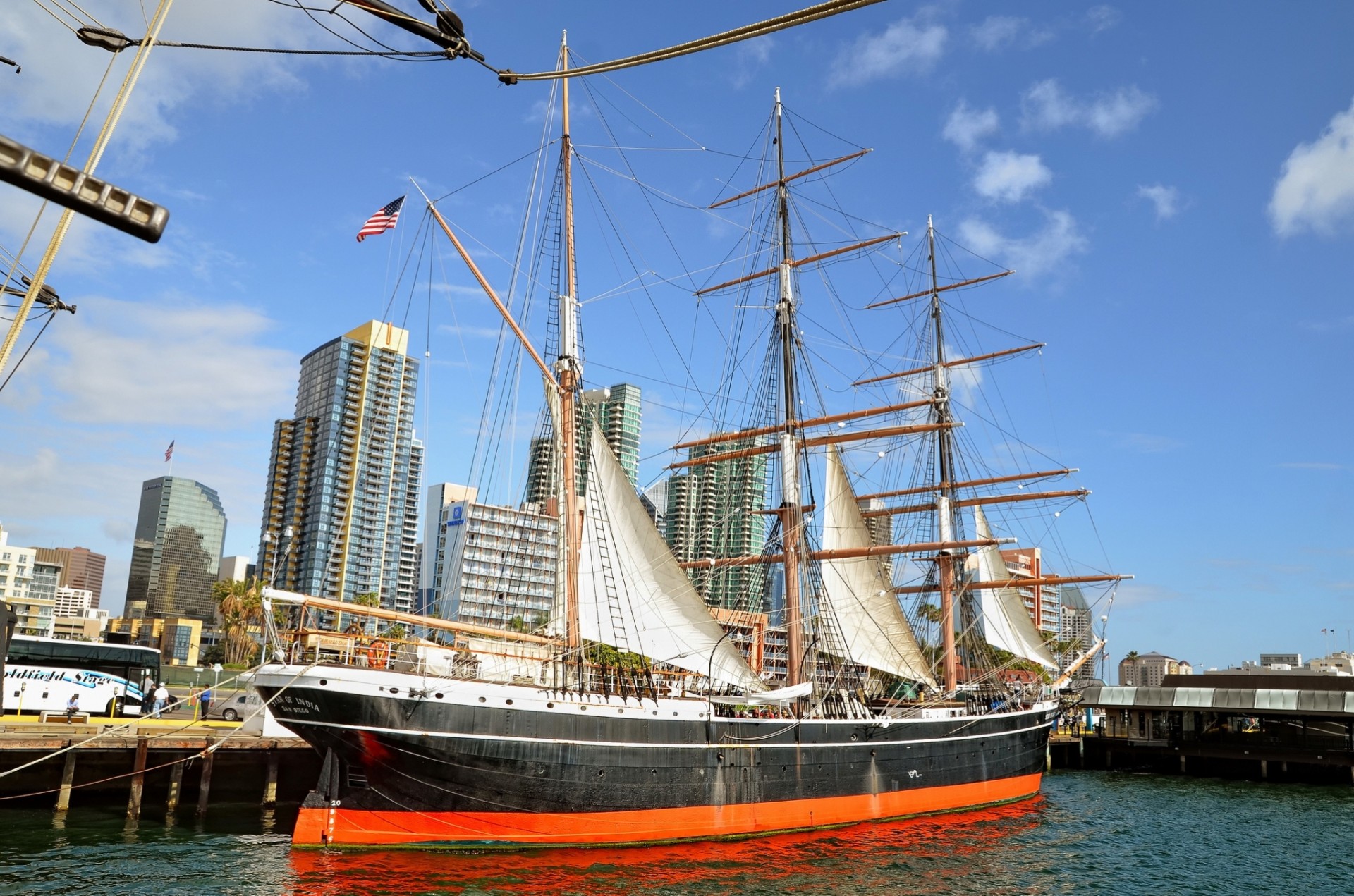 california star of india museum bark pier sailboats san diego