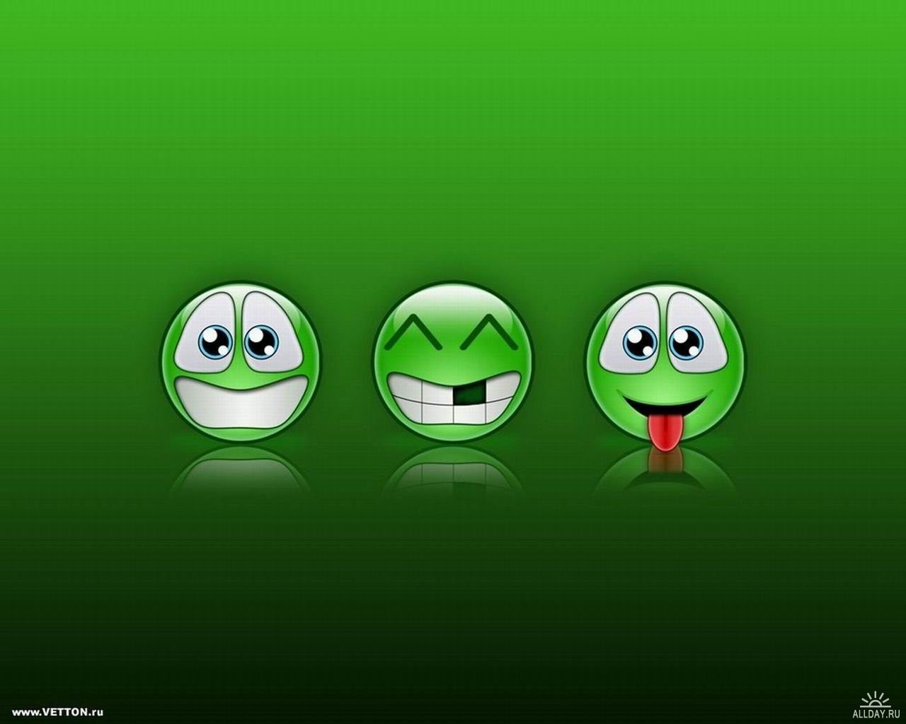 emoticons green smile