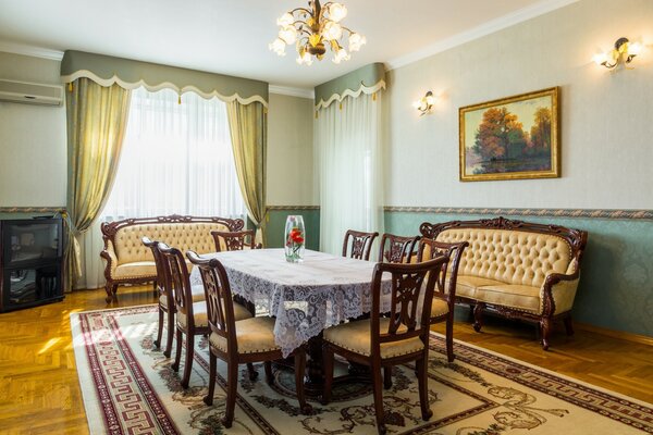 Foto di design della stanza in stile classico