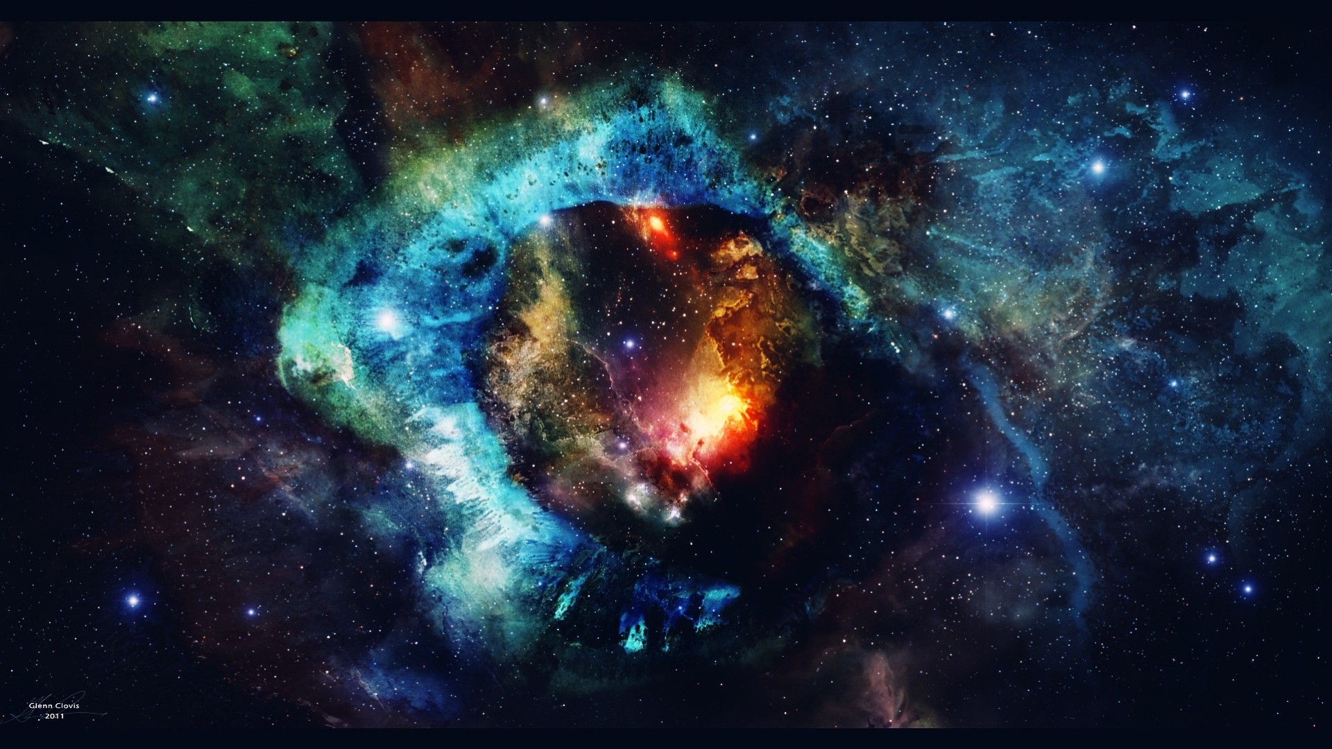 pace art nebula universe