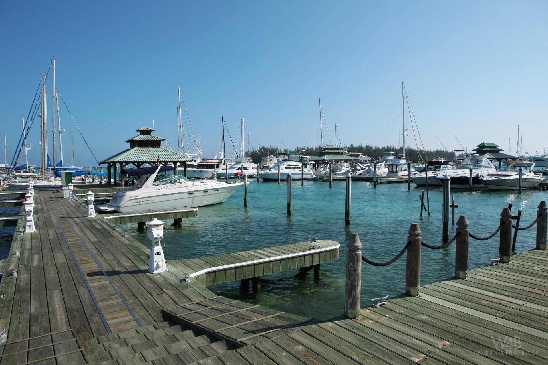 mar muelle barcos yates puente