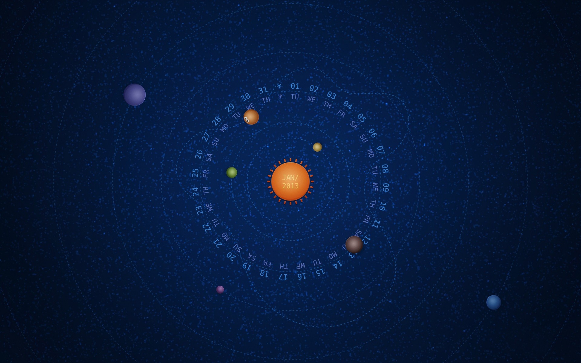 espace union calendrier système