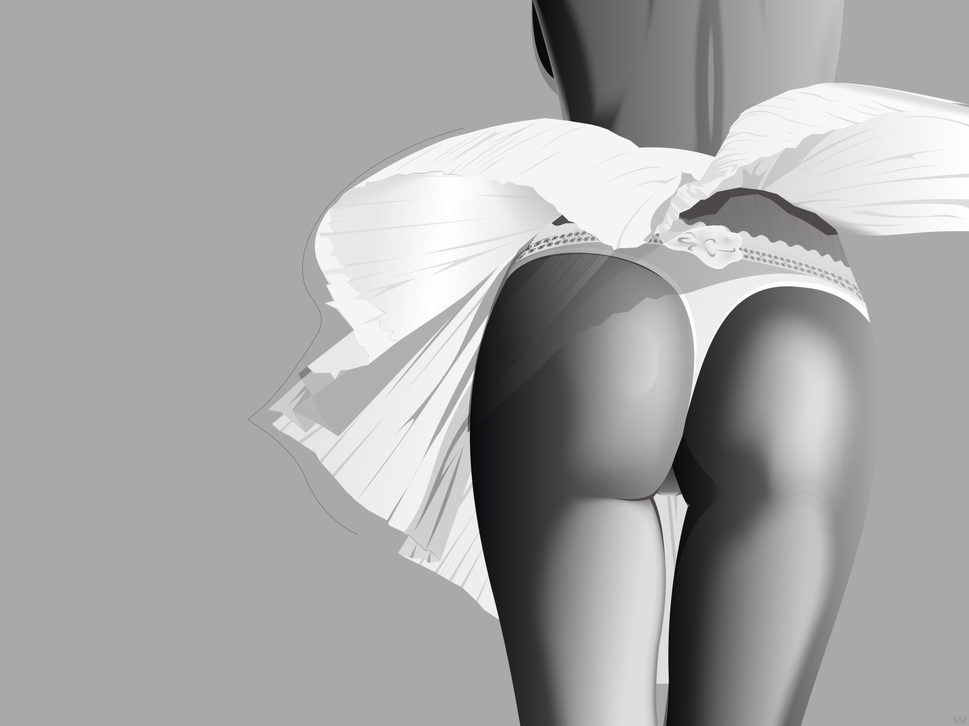 vector ass skirt