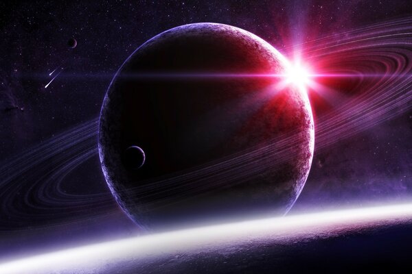 Il pianeta Saturno è uno dei più grandi pianeti del sistema