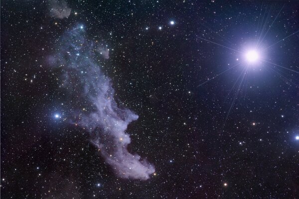 The reflective nebula of stars and the cosmos