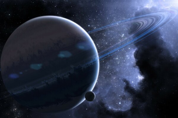 Anillos cósmicos del planeta Júpiter