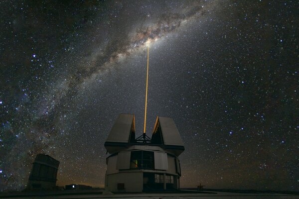 The Milky Way was visible from the observatory