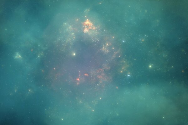 Beautiful view of galaxies in outer space